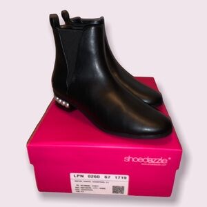 Zenovia pearl heeled boots